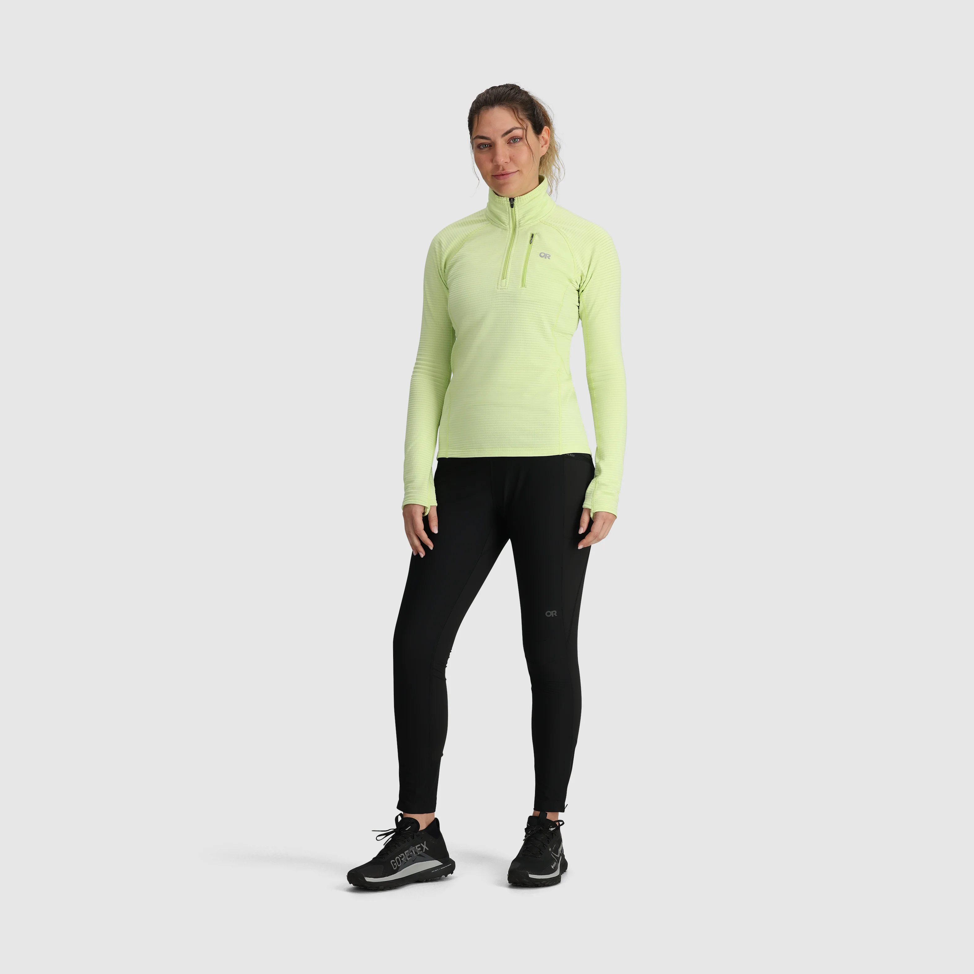Women's Vigor Grid Fleece Quarter Zip - Image 34
