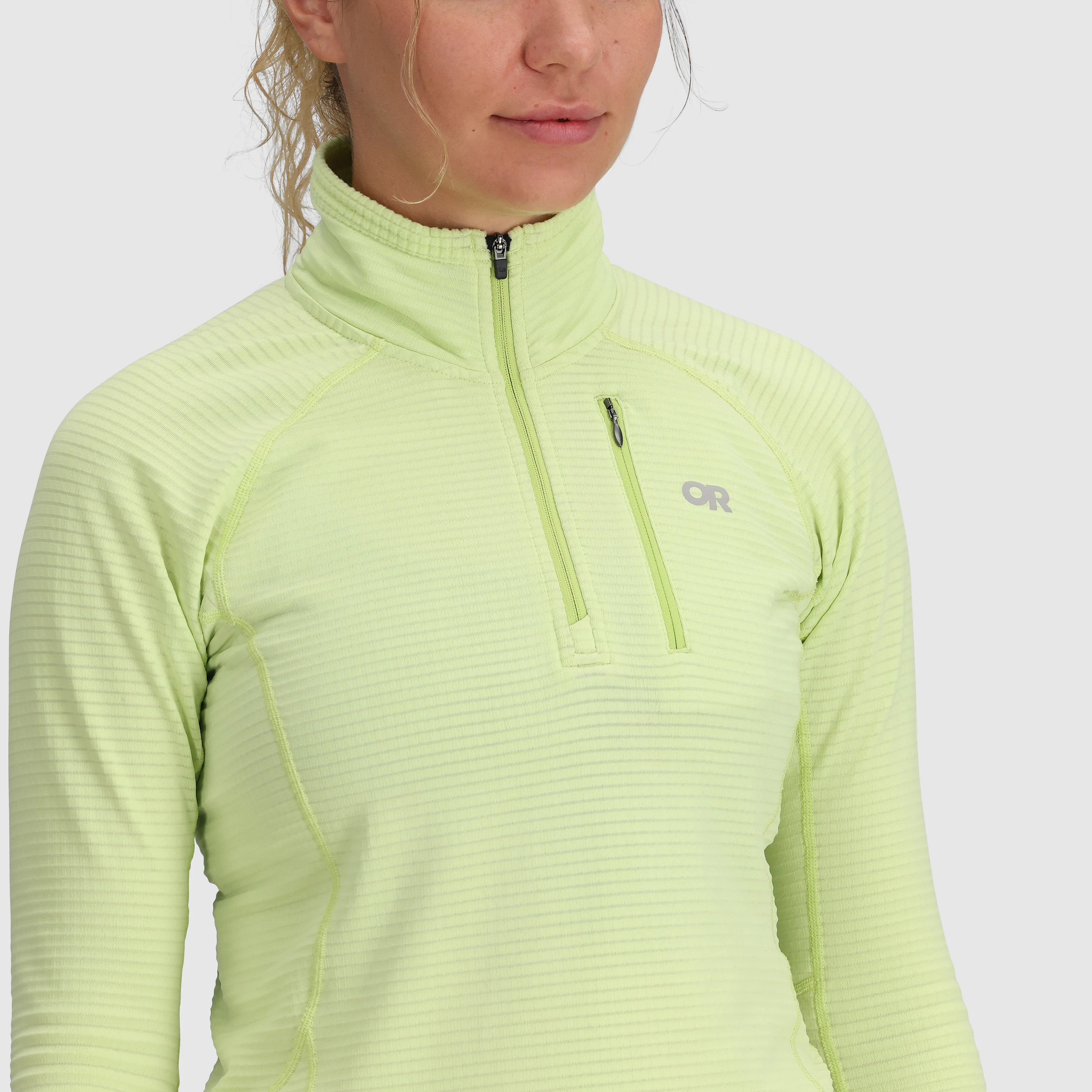 Women's Vigor Grid Fleece Quarter Zip - Image 35