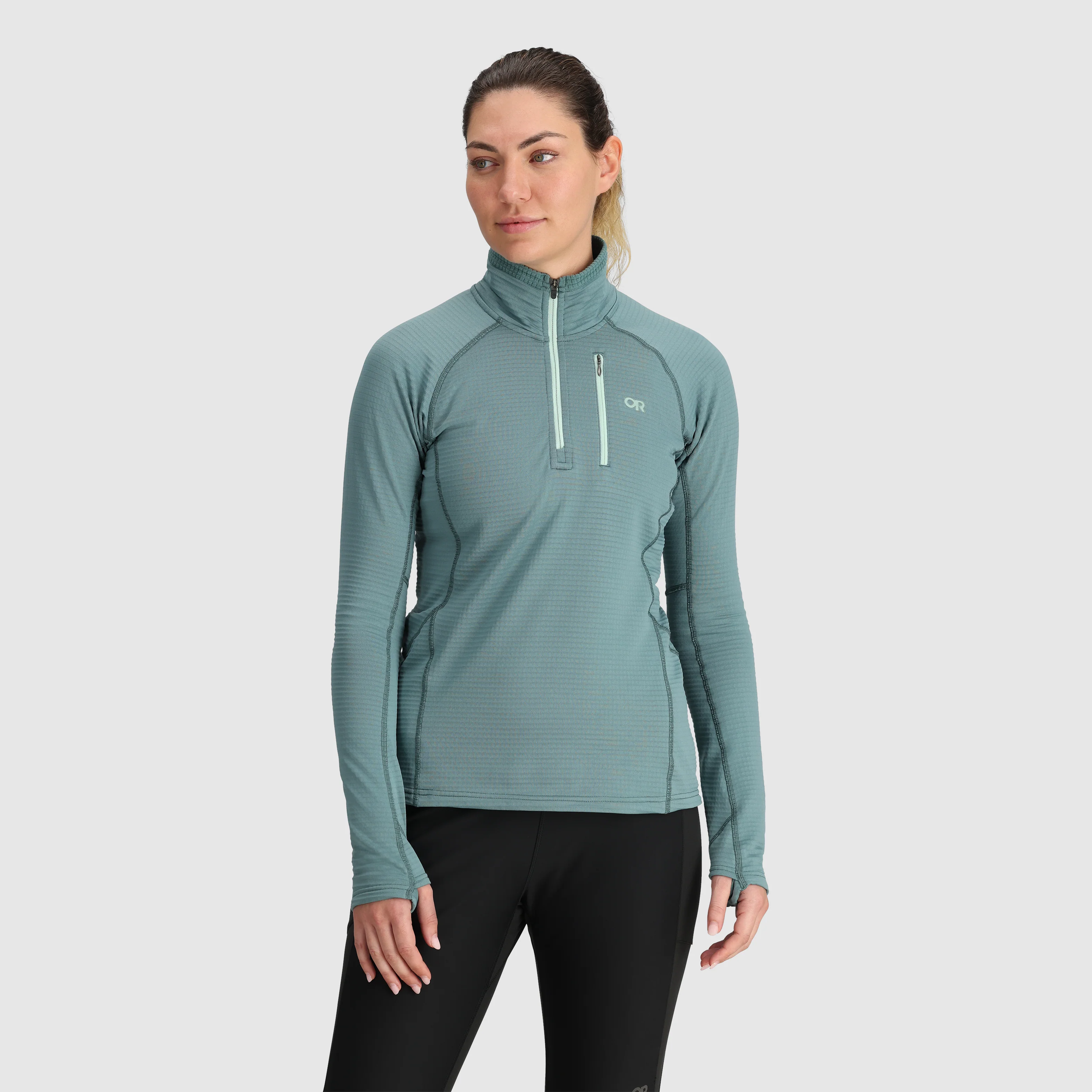 Women's Vigor Grid Fleece Quarter Zip - Image 38