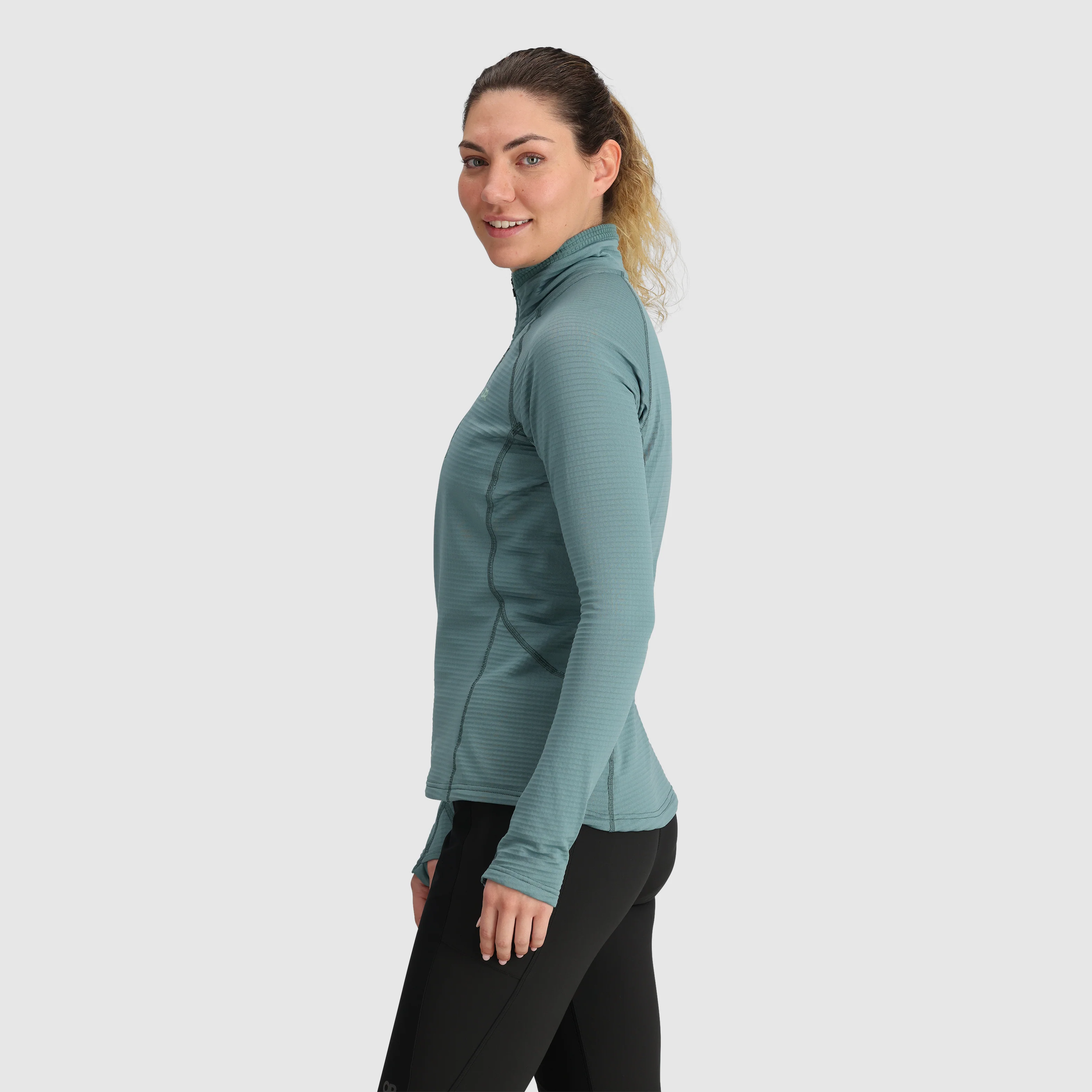 Women's Vigor Grid Fleece Quarter Zip - Image 40