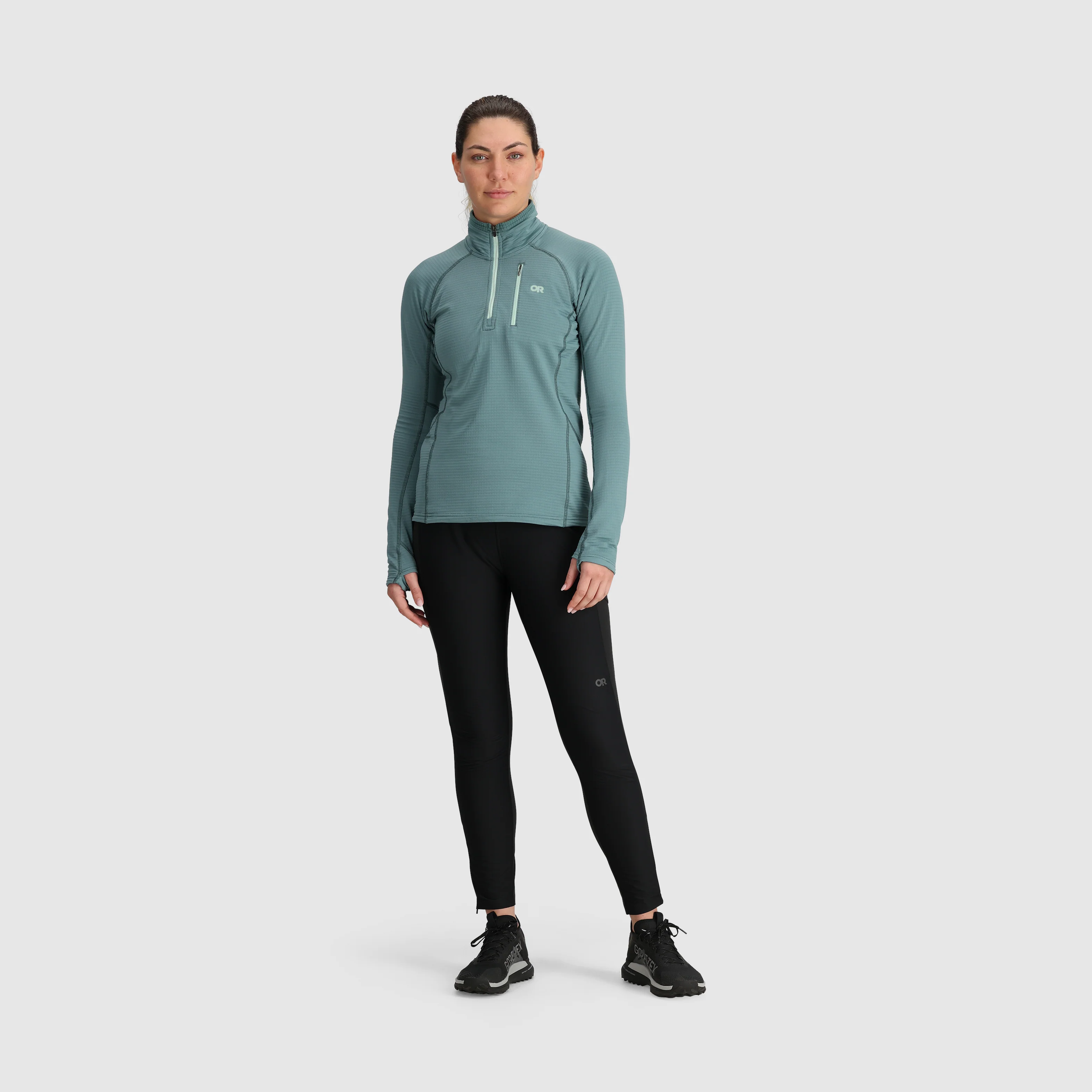 Women's Vigor Grid Fleece Quarter Zip - Image 41