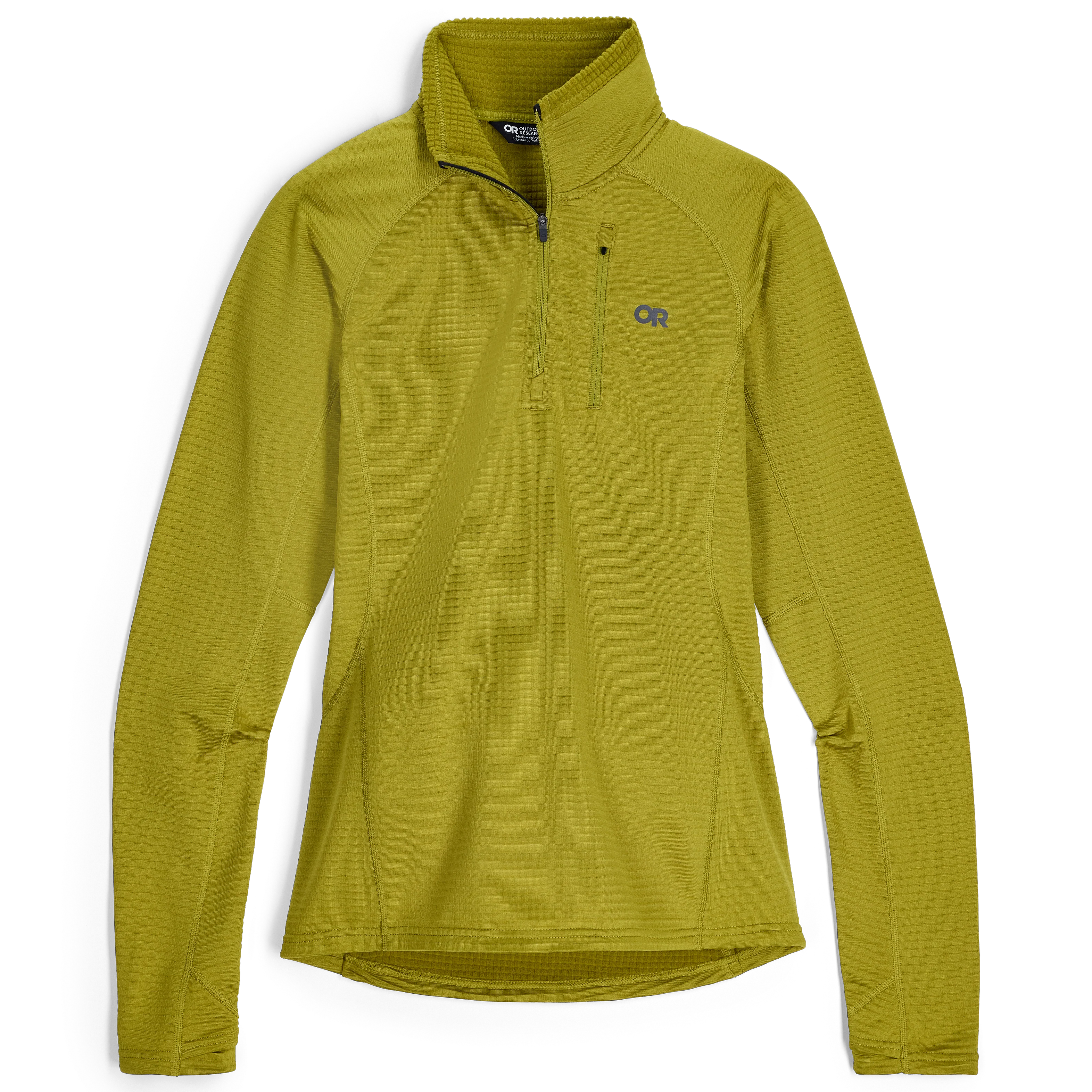 Women's Vigor Grid Fleece Quarter Zip - Image 5