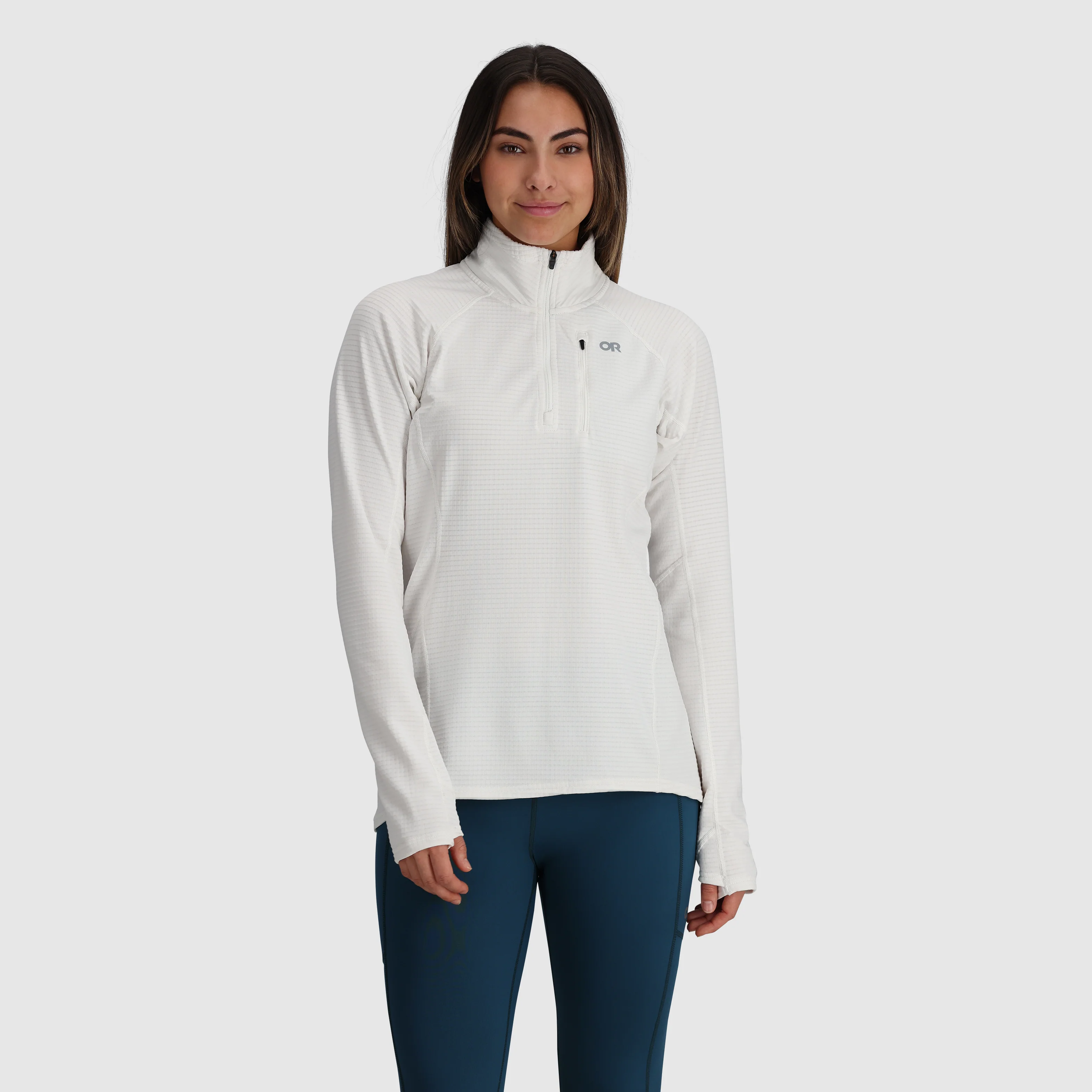 Women's Vigor Grid Fleece Quarter Zip - Image 53