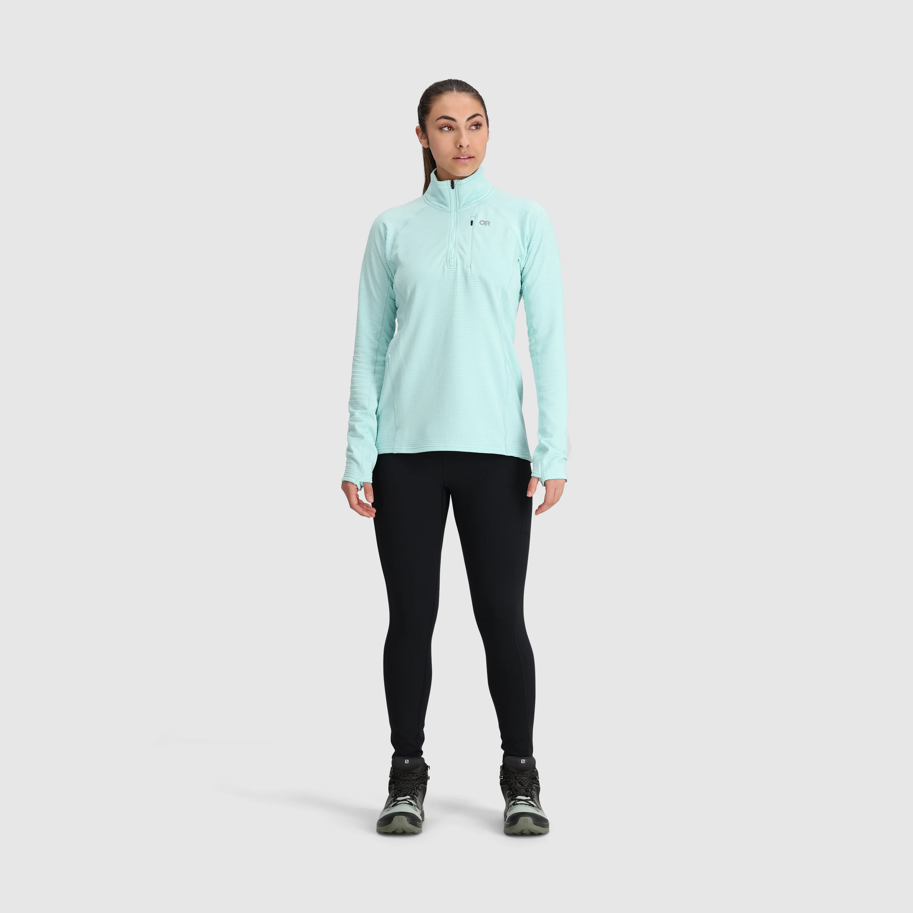 Women's Vigor Grid Fleece Quarter Zip - Image 61