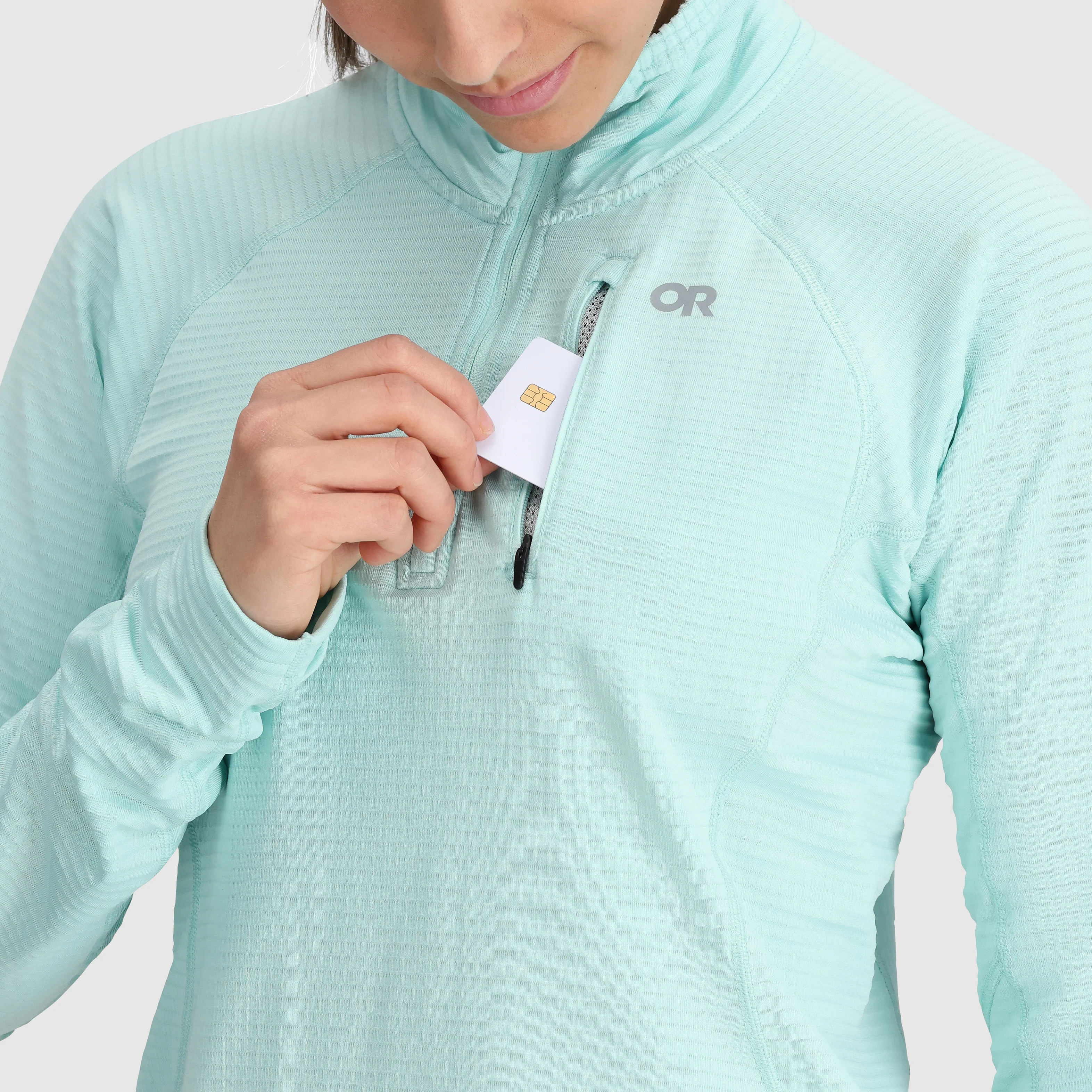 Women's Vigor Grid Fleece Quarter Zip - Image 62