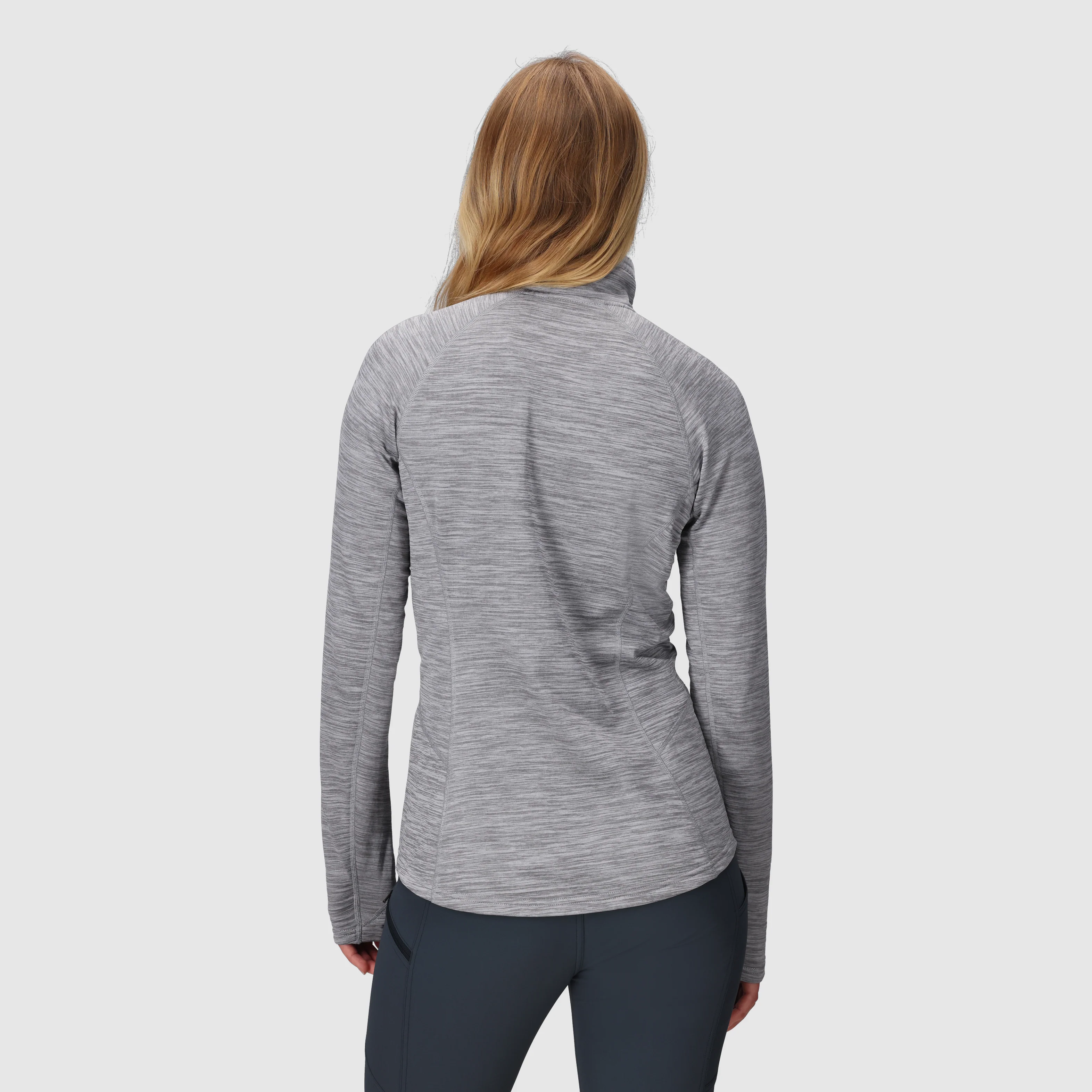 Women's Vigor Grid Fleece Quarter Zip - Image 7